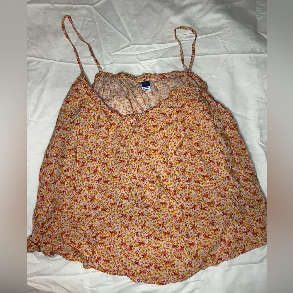 Floral Spaghetti Strap Top